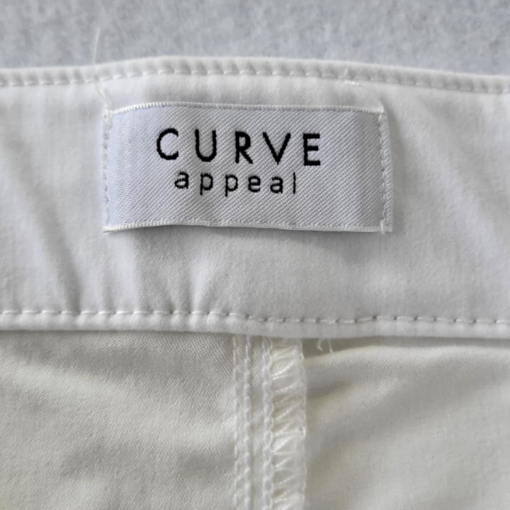 Curve Appeal Curve Creator Womens 24W White Pull-on shorts NWT Style VNJ00588U - Picture 6 of 12